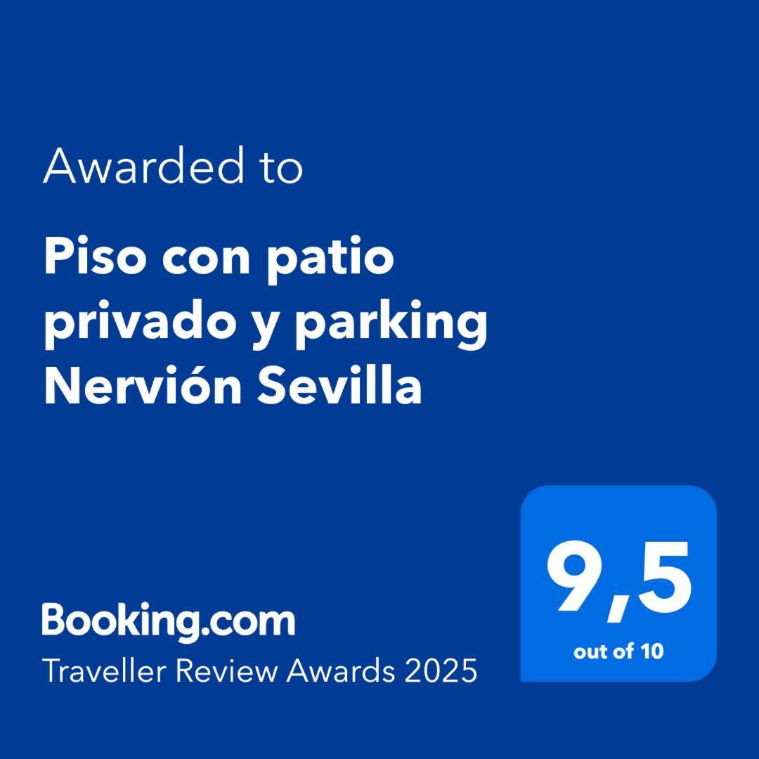 Piso Con Patio Privado Y Parking Nervion Sevilla Esterno foto